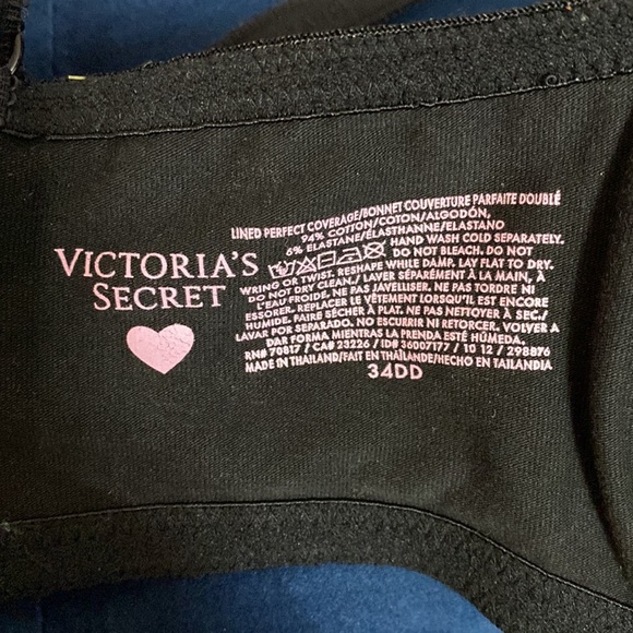 Victoria’s Secret 36D push-up and 34DD lined perfect coverage - Picture 5 of 8